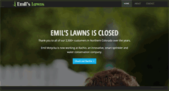 Desktop Screenshot of emilslawns.com