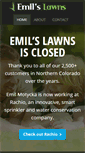 Mobile Screenshot of emilslawns.com